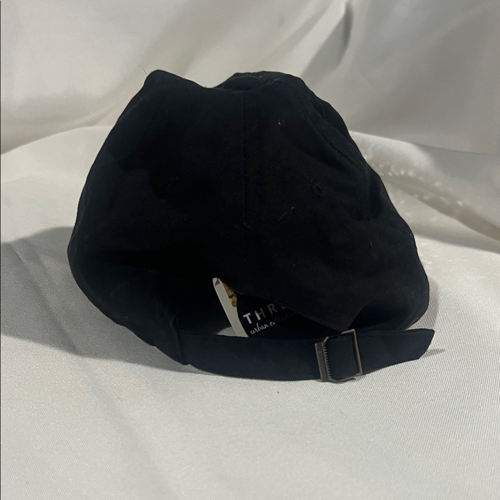 Black and Silver Rhinestone Cap - Picture 3 of 6